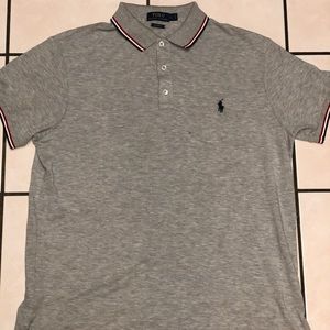 Polo Ralph Lauren Custom Fit Gray Men Sz Large